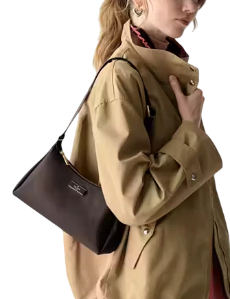 Kate Spade New York Carter Nylon Small Shoulder Bag Hot Fudge