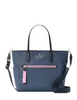 Kate Spade New York Chelsea Nylon Medium Satchel  Bluestone