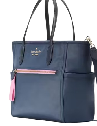 Kate Spade New York Chelsea Nylon Medium Satchel  Bluestone
