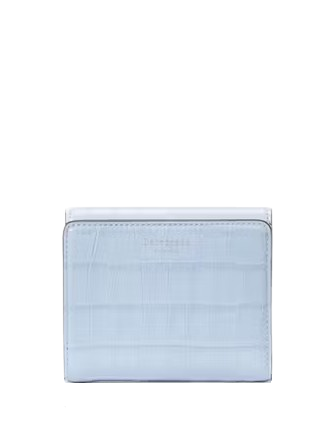 Kate Spade New York Dakota Croc Embossed Bifold Flap Wallet North Star