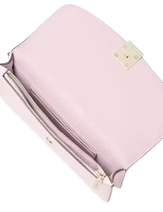 Kate Spade New York Dakota Flap Wristlet Shimmer Pink