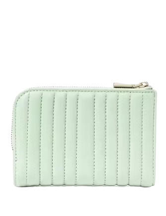 Kate Spade New York Deco Quilted Compact Wallet Pistachio Ice