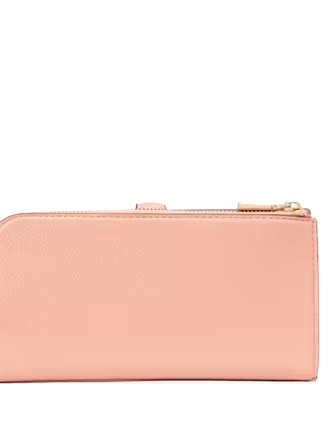 Kate Spade New York Deco Zip Slim Wallet Apricot Cream