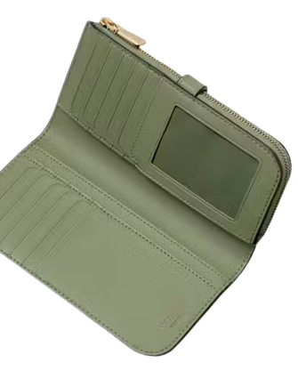 Kate spade olive green wallet 2025