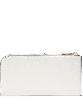 Kate Spade New York Deco Zip Slim Wallet True White