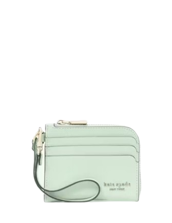 Kate Spade New York Devin Coin Card Case Wristlet  Pistachio Ice