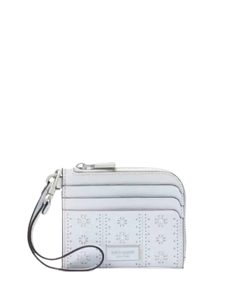 Kate Spade New York Devin Coin Card Case Wristlet Taro Milk