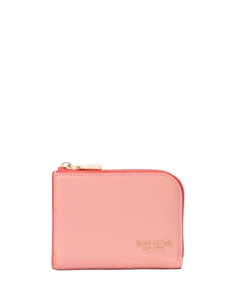 Kate Spade New York Devin Pop Trim Zip Card Case Setting Sun