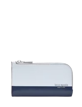 Kate Spade New York Devin Small Bifold Wallet  Pale Sapphirine