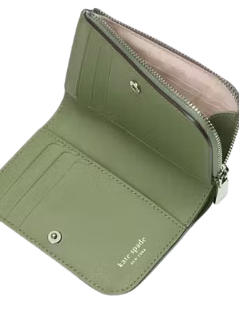 Kate Spade New York Devin Small Compact Wallet Cedar Stand