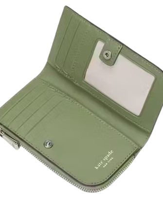 Kate Spade New York Devin Small Slim Bifold Wallet  Cedar Stand