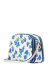 Kate Spade New York Devin Springtime Blooms Double Zip Dome Crossbody Cream