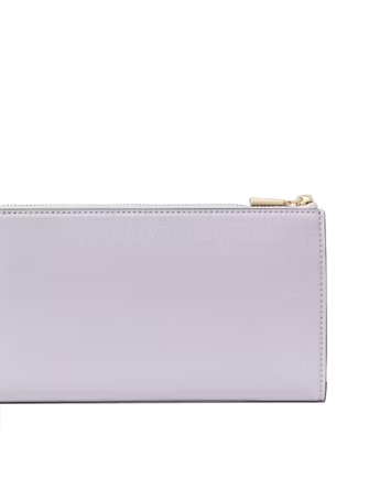 Kate Spade New York Devin Zip Around Continental Wallet Lavender Cream