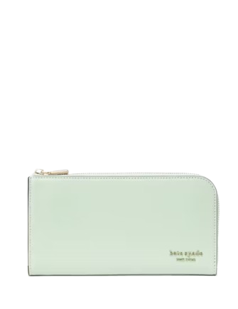Kate Spade New York Devin Zip Around Continental Wallet Pistachio Ice