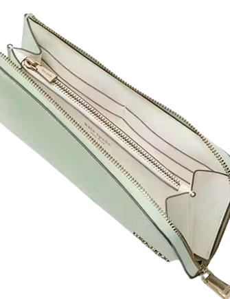 Kate Spade New York Devin Zip Around Continental Wallet Pistachio Ice