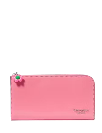 Kate Spade New York Devin Zip Around Continental Wallet Ruby Citrus