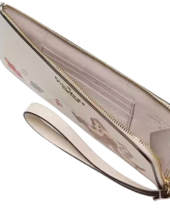 Kate Spade New York Disney X KSNY Chip N Dale Medium Wristlet  Meringue