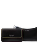 Kate Spade New York Double Up Glitter Edge Crossbody Black