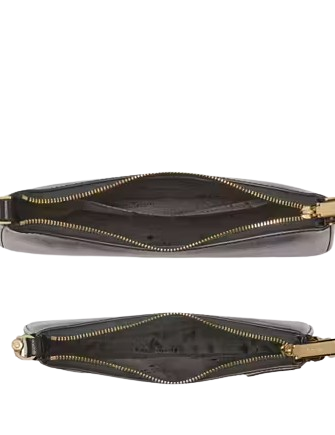 Kate Spade New York Duet Floral Applique Small Crossbody Black