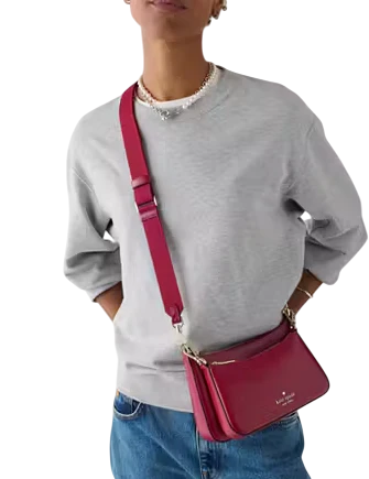 Kate Spade New York Duet Small Crossbody Red Jam