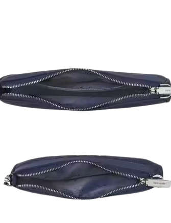 Kate Spade New York Duet Spade Flower Quilted Nylon Crossbody Parisian Navy