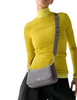 Kate Spade New York Duet Suede Small Crossbody Hare Grey