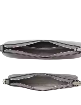 Kate Spade New York Duet Suede Small Crossbody Hare Grey