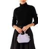 Kate Spade New York Dumpling Croc Embossed Mini Satchel Lavender Cream