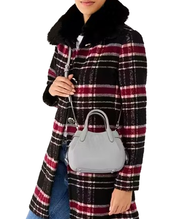 Kate Spade New York Dumpling Mini Satchel Mountain Grey