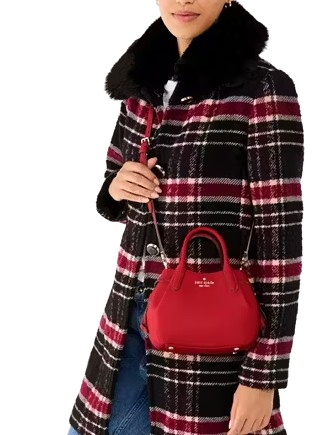 Kate Spade New York Dumpling Mini Satchel Perfect Cherry