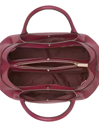 Kate Spade New York Dumpling Small Satchel Blackberry Preserves