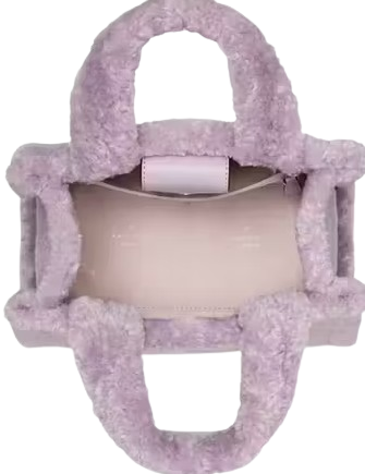 Kate Spade New York Ellie Faux Fur Small Tote Violet Mist