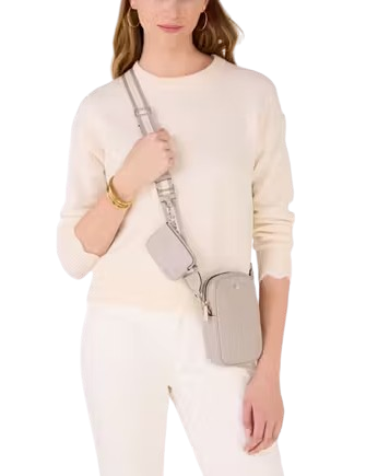 Kate Spade New York Emma Phone Crossbody Cozy Grey