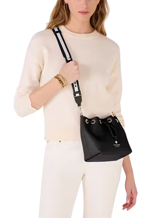 Kate Spade New York Emma Small Bucket Bag Black