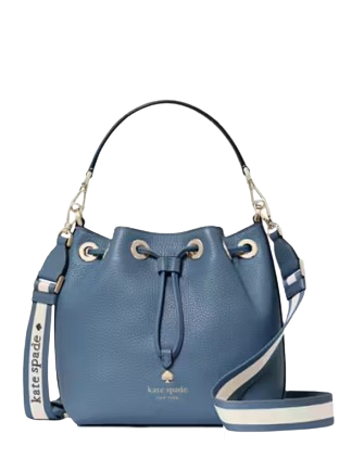 Kate Spade New York Emma Small Bucket Bag Bluestone