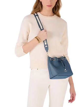 Kate Spade New York Emma Small Bucket Bag Bluestone