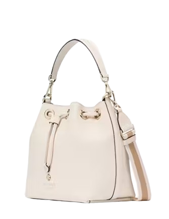 Kate Spade New York Emma Small Bucket Bag Parchment