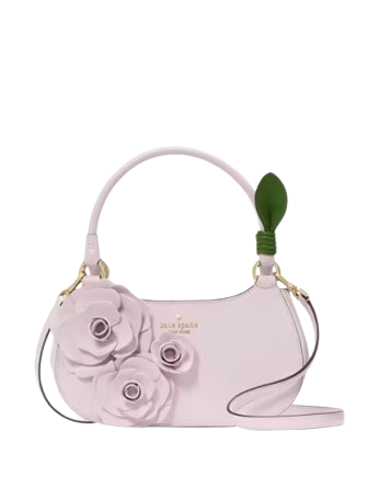 Kate Spade New York Flora Rose Shoulder Bag Pale Amethyst