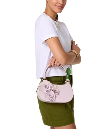 Kate Spade New York Flora Rose Shoulder Bag Pale Amethyst