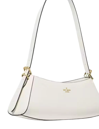 Kate Spade New York Frankie Textured Patent Leather Small East West Shoulder Meringue