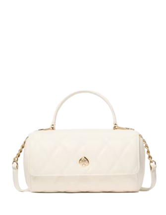 Kate Spade New York Heart Barrel Quilted Crossbody Meringue