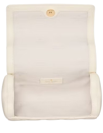Kate Spade New York Heart Barrel Quilted Crossbody Meringue