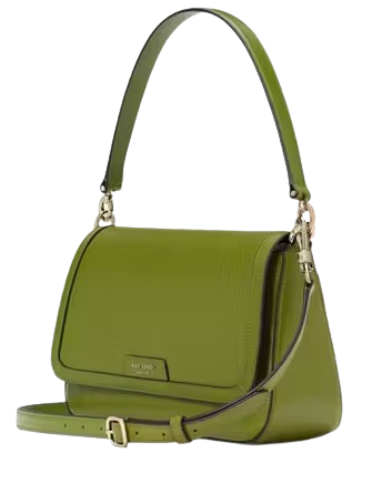 Kate Spade New York Hudson Convertible Flap Shoulder Bag Jungle Vine