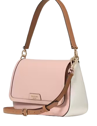Kate Spade New York Hudson Convertible Flap Shoulder Bag Rose Smoke