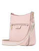Kate Spade New York Hudson Pebbled Leather Messenger Crossbody Pastry Pink