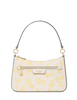 Kate Spade New York Hudson Spring Pansies Convertible Crossbody Yuzu Jam