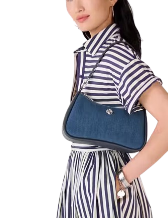 Kate Spade New York Kayla Denim Convertible Shoulder Bag Blue
