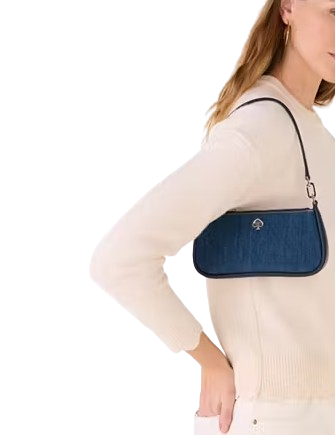 Kate Spade New York Kayla Denim Convertible Wristlet Blue Multicolor