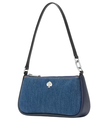 Kate Spade New York Kayla Denim Convertible Wristlet Blue Multicolor