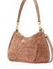 Kate Spade New York Kayla Faux Fur Small Convertible Shoulder Bag Light Fawn